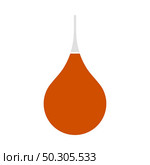 Enema Icon. Flat Color Design. Vector Illustration. Стоковая иллюстрация, агентство Ingram Publishing / Фотобанк Лори