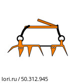 Alpinist Crampon Icon. Editable Outline With Color Fill Design. Vector Illustration. Стоковая иллюстрация, агентство Ingram Publishing / Фотобанк Лори