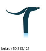 Bike HandleBar Brake Icon. Shadow Reflection Design. Vector Illustration. Стоковая иллюстрация, агентство Ingram Publishing / Фотобанк Лори