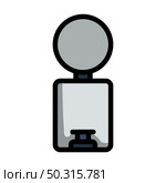 Trash Can Icon. Editable Bold Outline With Color Fill Design. Vector Illustration. Стоковая иллюстрация, агентство Ingram Publishing / Фотобанк Лори