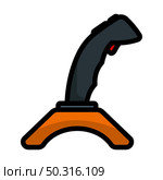 Joystick Icon. Editable Bold Outline With Color Fill Design. Vector Illustration. Стоковая иллюстрация, агентство Ingram Publishing / Фотобанк Лори
