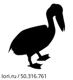 Silhouette pelican bird seabird waterbird black color vector illustration flat style simple image. Silhouette pelican bird seabird waterbird black color vector illustration flat style image. Стоковая иллюстрация, агентство Ingram Publishing / Фотобанк Лори