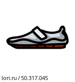 Moccasin Icon. Editable Bold Outline With Color Fill Design. Vector Illustration. Стоковая иллюстрация, агентство Ingram Publishing / Фотобанк Лори