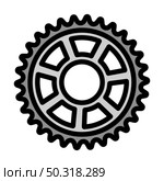 Bike Gear Star Icon. Editable Bold Outline With Color Fill Design. Vector Illustration. Стоковая иллюстрация, агентство Ingram Publishing / Фотобанк Лори