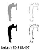 Man with sword machete from above Cold weapons in hand military man Soldier Serviceman in various positions Hunter with knife Fight poses Strong defender Warrior concept Weaponry Standing silhouette grey black color vector illustration solid outline style simple image. Man with sword machete from above Cold weapons in hand military man Soldier Serviceman in positions Hunter with knife Fight poses Strong defender Warrior concept Weaponry Stand silhouette grey black color vector illustration solid outline style image. Стоковая иллюстрация, агентство Ingram Publishing / Фотобанк Лори