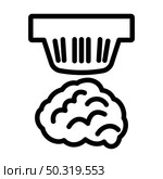 Smoke Sensor Icon. Bold outline design with editable stroke width. Vector Illustration. Стоковая иллюстрация, агентство Ingram Publishing / Фотобанк Лори
