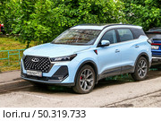 Chery Tiggo 7 Pro Max. Редакционное фото, фотограф Art Konovalov / Фотобанк Лори