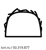 Hay Stack Icon. Bold outline design with editable stroke width. Vector Illustration. Стоковая иллюстрация, агентство Ingram Publishing / Фотобанк Лори