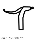 Bike HandleBar Brake Icon. Bold outline design with editable stroke width. Vector Illustration. Стоковая иллюстрация, агентство Ingram Publishing / Фотобанк Лори
