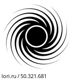 Black hole spiral shape vortex portal icon black color vector illustration flat style simple image. Black hole spiral shape vortex portal icon black color vector illustration flat style image. Стоковая иллюстрация, агентство Ingram Publishing / Фотобанк Лори