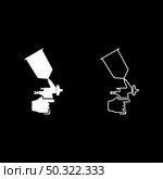 Spray gun holding in hand Sprayer using Arm use tool atomizer pulverizer icon white color vector illustration flat style simple image set. Spray gun holding in hand Sprayer using Arm use tool atomizer pulverizer icon white color vector illustration flat style image set. Стоковая иллюстрация, агентство Ingram Publishing / Фотобанк Лори