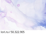abstract blue pink watercolor backdrop. Стоковое фото, агентство Ingram Publishing / Фотобанк Лори