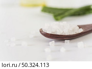 detail rock salts white background. Стоковое фото, агентство Ingram Publishing / Фотобанк Лори