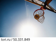 basketball backboard. High resolution photo. basketball backboard. High quality photo. Стоковое фото, агентство Ingram Publishing / Фотобанк Лори