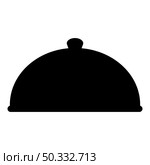 Cloche serving dish Restaurant cover dome plate covers to keep food warm Convex lid Exquisite presentation gourmet meal Catering concept icon black color vector illustration flat style simple image. Cloche serving dish Restaurant cover dome plate covers to keep food warm Convex lid Exquisite presentation gourmet meal Catering concept icon black color vector illustration flat style image. Стоковая иллюстрация, агентство Ingram Publishing / Фотобанк Лори