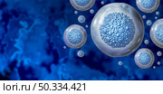 Stem cells as multicellular organisms for cellular treatment as a 3D illustration. Стоковое фото, агентство Ingram Publishing / Фотобанк Лори