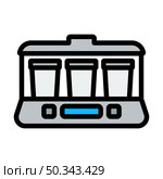Yogurt Maker Machine Icon. Editable Bold Outline With Color Fill Design. Vector Illustration. Стоковая иллюстрация, агентство Ingram Publishing / Фотобанк Лори