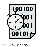 Fast Development Icon. Bold outline design with editable stroke width. Vector Illustration. Стоковая иллюстрация, агентство Ingram Publishing / Фотобанк Лори