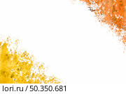 yellow orange paint white. Стоковое фото, агентство Ingram Publishing / Фотобанк Лори