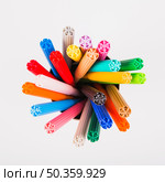 felt pens different colours. Стоковое фото, агентство Ingram Publishing / Фотобанк Лори