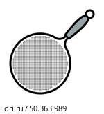 Kitchen Colander Icon. Editable Bold Outline With Color Fill Design. Vector Illustration. Стоковая иллюстрация, агентство Ingram Publishing / Фотобанк Лори