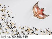 carnival mask with spangles table. Стоковое фото, агентство Ingram Publishing / Фотобанк Лори
