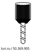 Drill bit auger in head drilling tool Milling machine spindle CNC factory contour outline line icon black color vector illustration image thin flat style simple. Drill bit auger in head drilling tool Milling machine spindle CNC factory contour outline line icon black color vector illustration image thin flat style. Стоковая иллюстрация, агентство Ingram Publishing / Фотобанк Лори