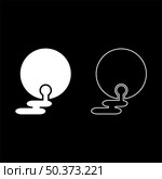 Oil flowing from barrel fuel flows out Environmental pollution crude spill set icon white color vector illustration image simple solid fill outline contour line thin flat style. Oil flowing from barrel fuel flows out Environmental pollution crude spill set icon white color vector illustration image solid fill outline contour line thin flat style. Стоковая иллюстрация, агентство Ingram Publishing / Фотобанк Лори