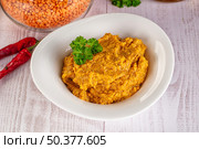 Indian cuisine - Lentil vegan dal. Стоковое фото, фотограф Андрей Старостин / Фотобанк Лори