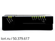 MTA cable modem - Internet and voice in only one equipment. Стоковое фото, агентство Ingram Publishing / Фотобанк Лори