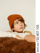 portrait young boy. Стоковое фото, агентство Ingram Publishing / Фотобанк Лори