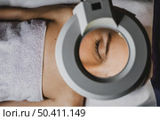 getting skincare procedure spa. Стоковое фото, агентство Ingram Publishing / Фотобанк Лори