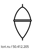 Icon Of Float. Bold outline design with editable stroke width. Vector Illustration. Стоковая иллюстрация, агентство Ingram Publishing / Фотобанк Лори