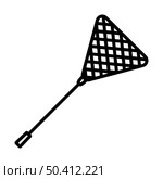 Icon Of Fishing Net. Bold outline design with editable stroke width. Vector Illustration. Стоковая иллюстрация, агентство Ingram Publishing / Фотобанк Лори