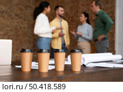 corporate workers brainstorming together 26. Стоковое фото, агентство Ingram Publishing / Фотобанк Лори