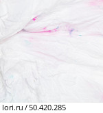 close up spotted white crush paper. Стоковое фото, агентство Ingram Publishing / Фотобанк Лори