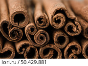 beautiful macro cinnamon sticks 3. Стоковое фото, агентство Ingram Publishing / Фотобанк Лори