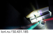 physics optics ray refraction prism 2. Стоковое фото, агентство Ingram Publishing / Фотобанк Лори