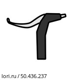 Bike HandleBar Brake Icon. Editable Bold Outline With Color Fill Design. Vector Illustration. Стоковая иллюстрация, агентство Ingram Publishing / Фотобанк Лори