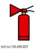Extinguisher Icon. Editable Bold Outline With Color Fill Design. Vector Illustration. Стоковая иллюстрация, агентство Ingram Publishing / Фотобанк Лори