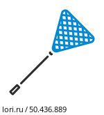Icon Of Fishing Net. Editable Bold Outline With Color Fill Design. Vector Illustration. Стоковая иллюстрация, агентство Ingram Publishing / Фотобанк Лори