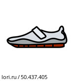 Moccasin Icon. Editable Bold Outline With Color Fill Design. Vector Illustration. Стоковая иллюстрация, агентство Ingram Publishing / Фотобанк Лори