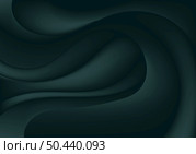 Abstract green fabric textile wrinkles folds or liquid background and texture luxury style. Vector graphic illustration. Стоковая иллюстрация, агентство Ingram Publishing / Фотобанк Лори