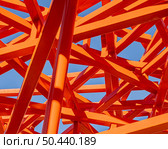 abstract red construction blue sky 2. Стоковое фото, агентство Ingram Publishing / Фотобанк Лори