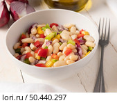 bean salad mix high view. Стоковое фото, агентство Ingram Publishing / Фотобанк Лори