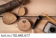 wood crafting tools arrangement. Стоковое фото, агентство Ingram Publishing / Фотобанк Лори