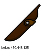 Knife Scabbard Icon. Editable Bold Outline With Color Fill Design. Vector Illustration. Стоковая иллюстрация, агентство Ingram Publishing / Фотобанк Лори