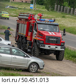 Автомобиль Пожарный Урал-4320, Урал NEXT Российский крупнотоннажный грузовой автомобиль повышенной проходимости г. Железногорск Красноярский Край. Редакционное фото, фотограф Анатолий Володин / Фотобанк Лори