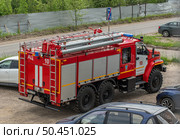 Автомобиль Пожарный Урал-4320, Урал NEXT Российский крупнотоннажный грузовой автомобиль повышенной проходимости г. Железногорск Красноярский Край. Редакционное фото, фотограф Анатолий Володин / Фотобанк Лори