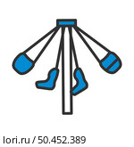 Big Carousel Icon. Editable Bold Outline With Color Fill Design. Vector Illustration. Стоковая иллюстрация, агентство Ingram Publishing / Фотобанк Лори